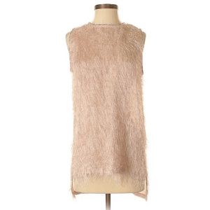 Zara sleeveless top.  Peach color